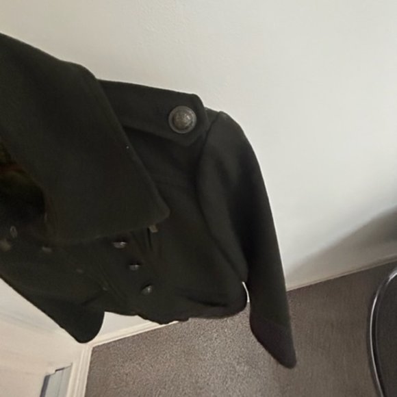 Steve Madden Wool Blend Army Green Jacket- Size Large - Picture 8 of 9